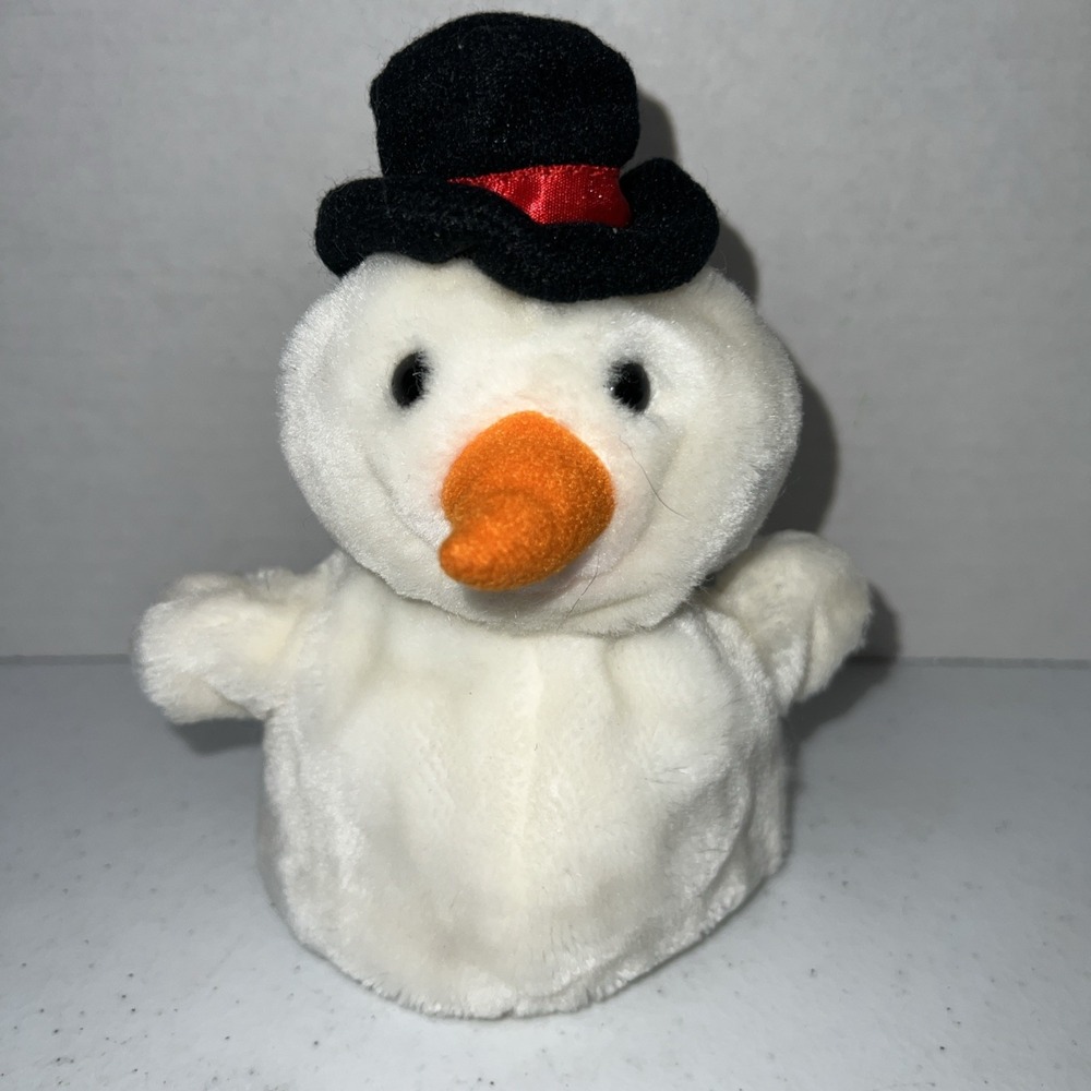 Caltoy Plush Snowman Top Hat Christmas 7" Stuffed Mr. Frost Surprise Vintage